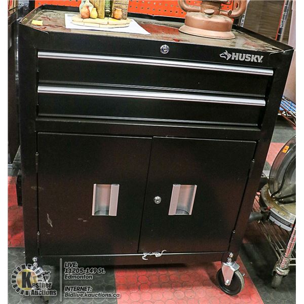 HUSKY ROLLING TOOLBOX WITH KEYS