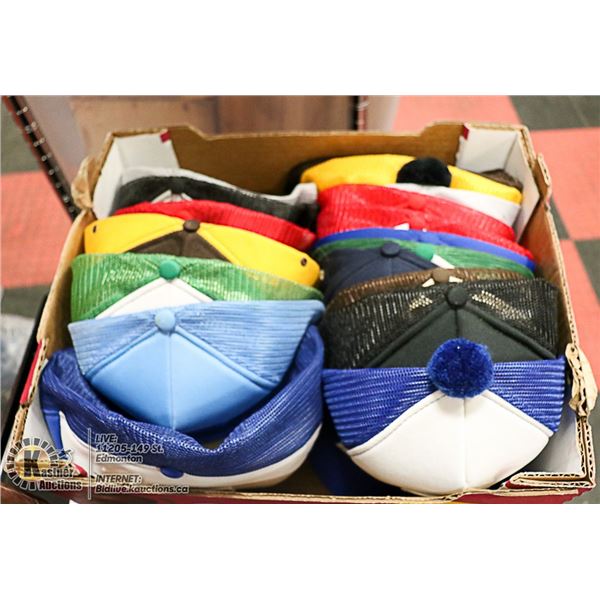 VINTAGE TRUCKER HATS- BOX LOT OF 18