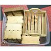Image 1 : WOODEN CRATES- ASST LOT OF 9