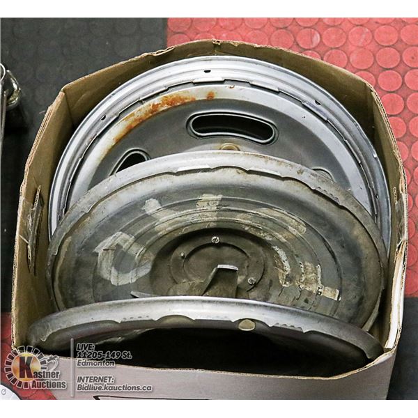 VINTAGE FORD HUBCAPS- ASSORTED