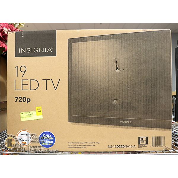 INSIGNIA 19" LED TV