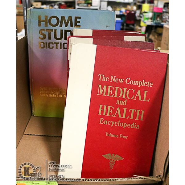 VINTAGE MEDICAL BOOKS AND DICTIONARY