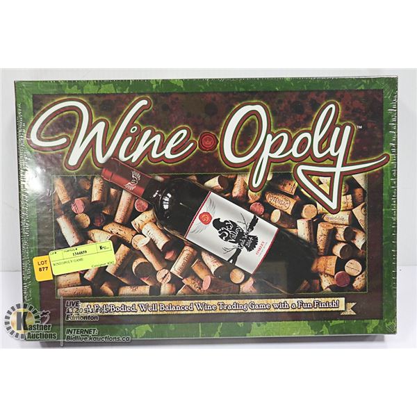 WINEOPOLY GAME