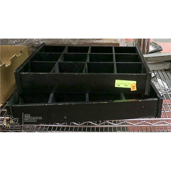 CURIO TRINKET TRAY SHELF 16.5" X 13.25" AND CURIO