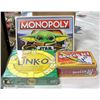 Image 1 : x3 NEW SEALED BOARD GAMES STAR WARS MONOPOLY