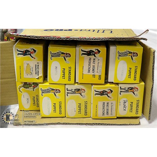 x9 VINTAGE HAND MADE IN ENGLAND MARIONETTES