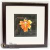 Image 2 : x4 LOCAL ARTIST COLOURED PENCIL FLOWERS FRAMED