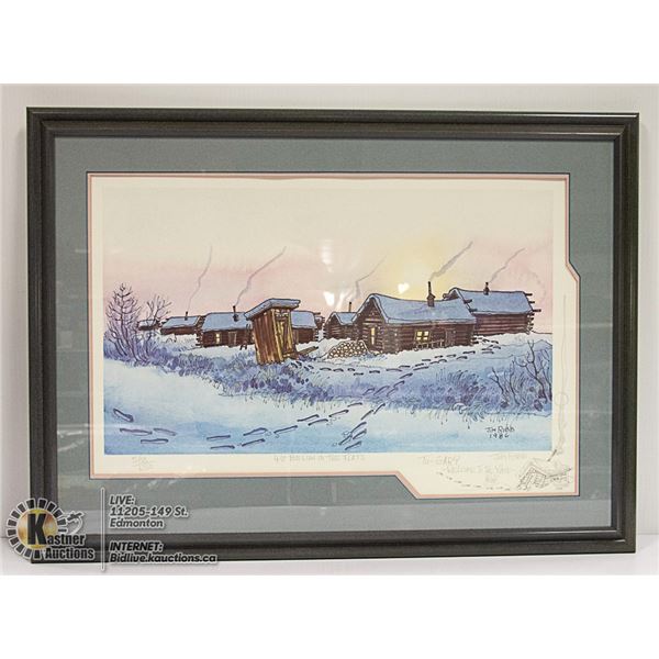 x2 ARTIST JIM ROBB SIGNED CUSTOM PICS, FRAMED