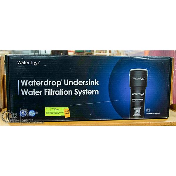 WATERDROP UNDER SINK WATER FILTRATION SYSTEM