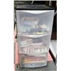 Image 1 : 3-DRAWER STORAGE CONTAINER FULL OF ARTS &