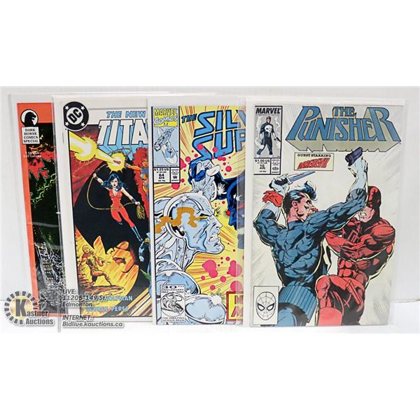 4 X KEY ISSUES PUNISHER SILVER SURFER GODZILLA