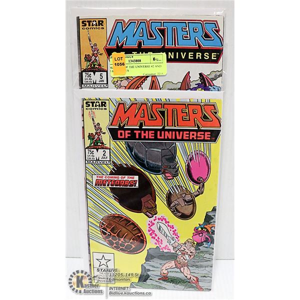 MASTERS OF THE UNIVERSE #2 AND 5 KEY ISSUES