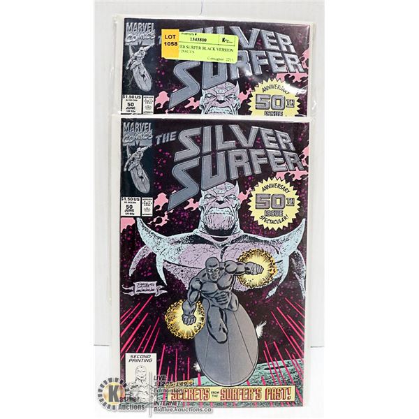 2 X SILVER SURFER BLACK VERSION # 50 KEY ISSUES