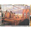 Image 1 : LARGE CITY SCAPE PICTURE  55"  x  40"