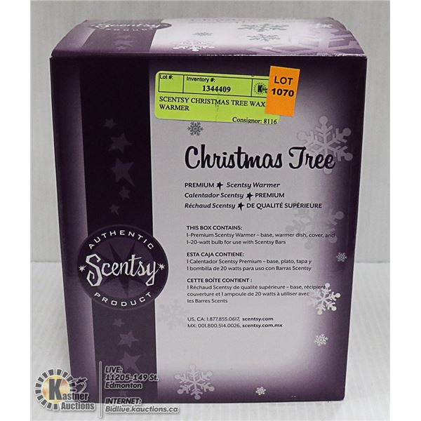 SCENTSY CHRISTMAS TREE WAX WARMER