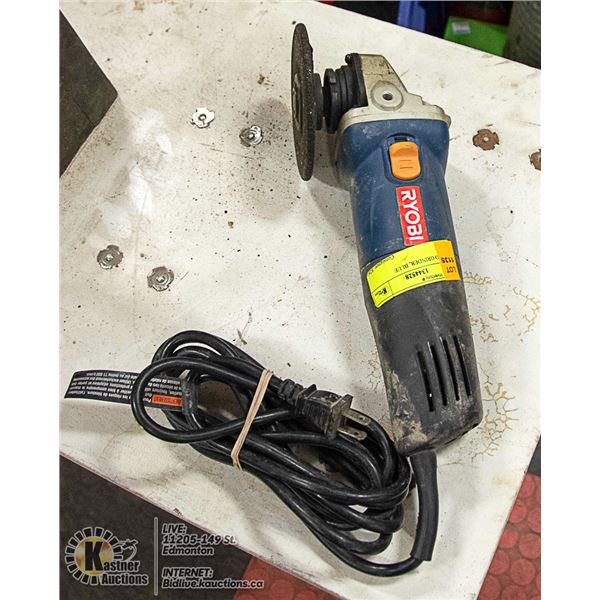 CORDED GRINDER, BLUE