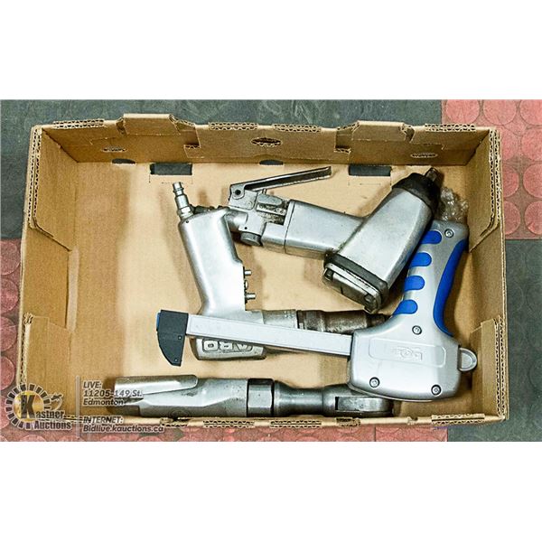 FLAT LOT OF AIR TOOLS