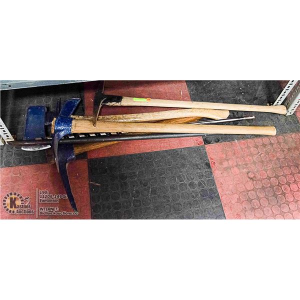 VARIOUS PICK AXE LOT