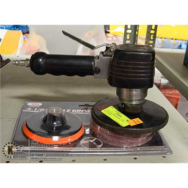 6" INCH DA  AIR SANDER  TOOL WITH DISCS