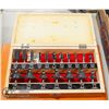 Image 1 : CRAFTSMAN 18 PC ROUTER BIT SET