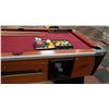 Image 2 : COIN POOL TABLE - KEY IN RED TOP.  2 EXTRA SETS