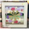 Image 1 : FRAMED HANDCRAFTED STITCHERY "ICE CREAM