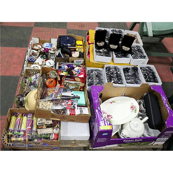 PALLET OF ESTATE & NEW MERCHANDISE, INCLUDING