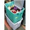 Image 1 : CHRISTMAS ORNAMENTS- LOT OF 2 TOTES FULL