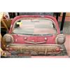 Image 1 : METAL HANGING YARD ART- VINTAGE CAR