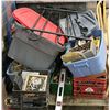 Image 1 : PALLET LOT OF HAND TOOLS, POWER TOOLS, HARDWARE &