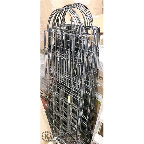 METAL TRELLIS PANELS- LARGE LOT