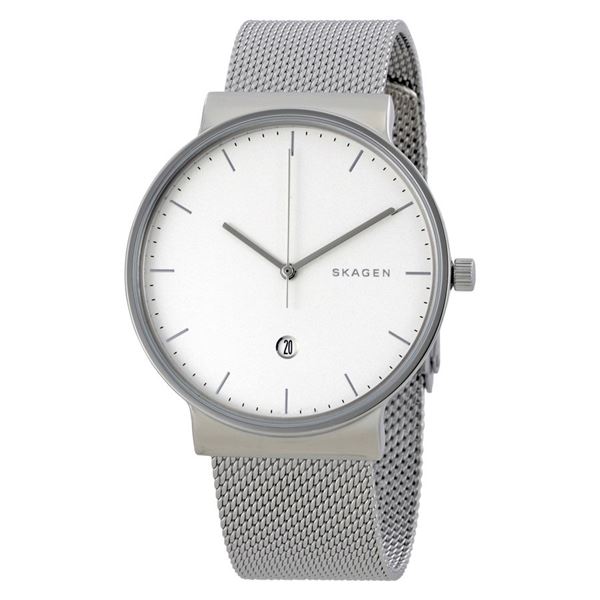 NEW SKAGEN OF DENMARK MESH ST STEEL WATCH MSRP 225
