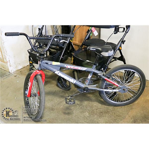 BMX KAWASAKI COMP BIKE,360 DEGREE GYRO STEERING