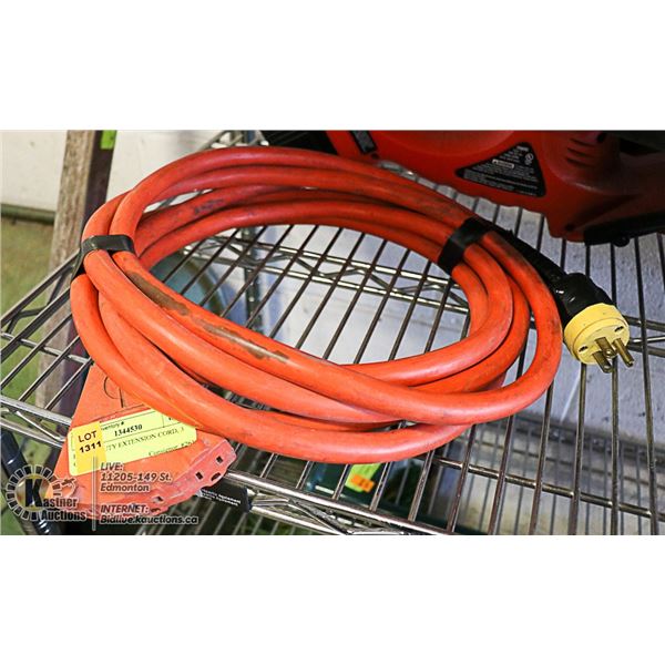 HEAVY DUTY EXTENSION CORD, 3 OUTLETS