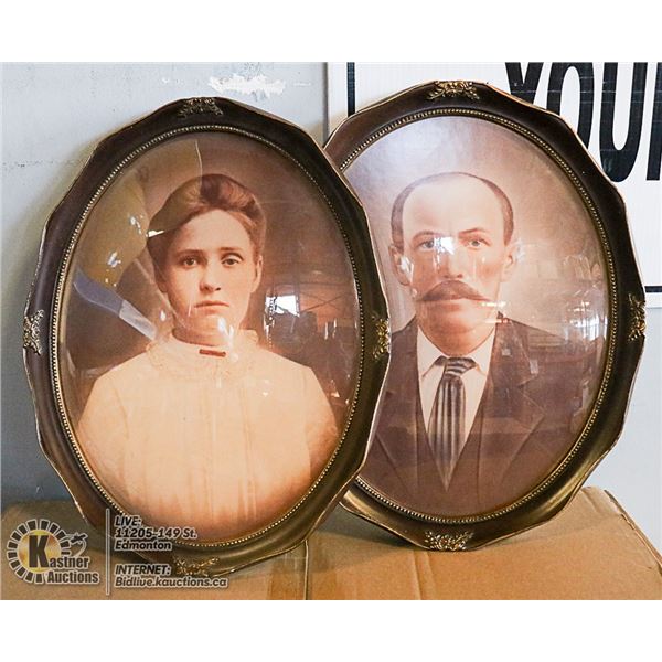 EARLY 20TH CENTURY PHOTOS IN BUBBLE FRAME