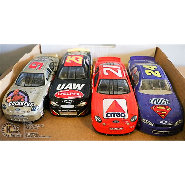 4 DIE CAST COLLECTOR CARS