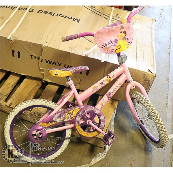 BELLE DISNEY BIKE