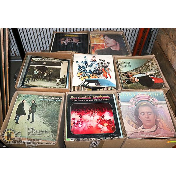 PALLET OF VARIOUS RECORDS - INCLUDING ROCK, POP,
