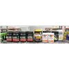 Image 1 : 2. SHELF OF ASSORTED WORK OUT SUPPLEMENTS