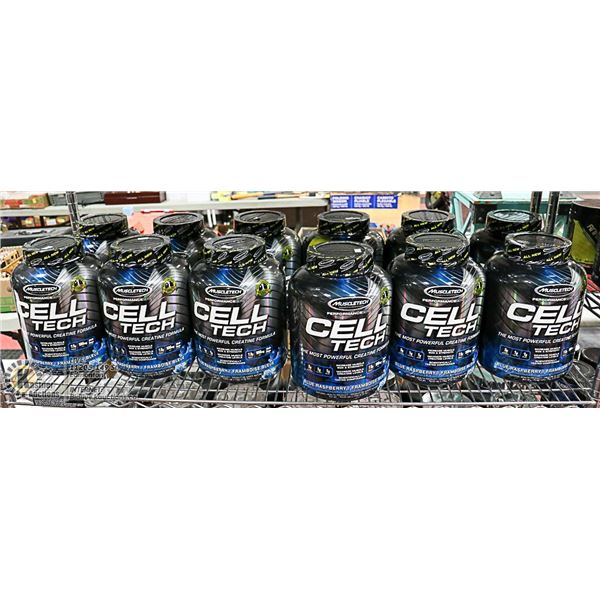 4. SHELF OF ASSORTED WORK OUT SUPPLEMENTS