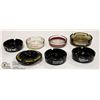 Image 1 : 7 COLLECTIBLE CASINO ASH TRAYS.