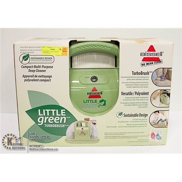 NEW BISSELL LITTLE GREEN TURBOBRUSH.
