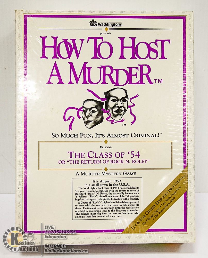 HOW TO HOST A MURDER GAME