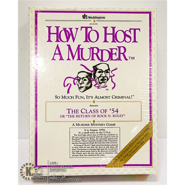 HOW TO HOST A MURDER GAME