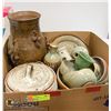 Image 1 : POTTERY BOX LOT ASSORTED- 16 PIECES