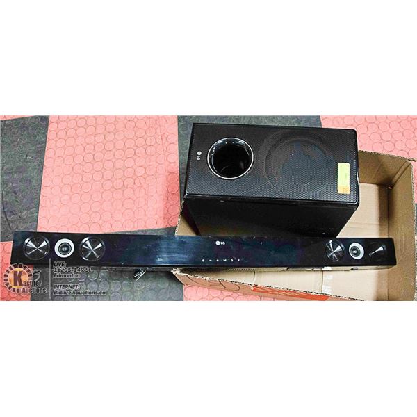 LG BLUETOOTH SOUNDBAR & WIRELESS SUBWOOFER