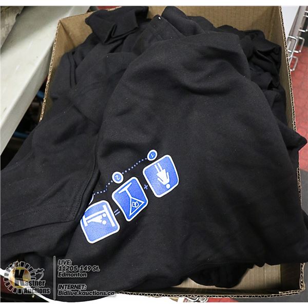 BOX LOT OF PULLOVER HOODIES