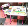 Image 1 : BACK TO SCHOOL TABLE & CHAIR BOTH FOLD UP