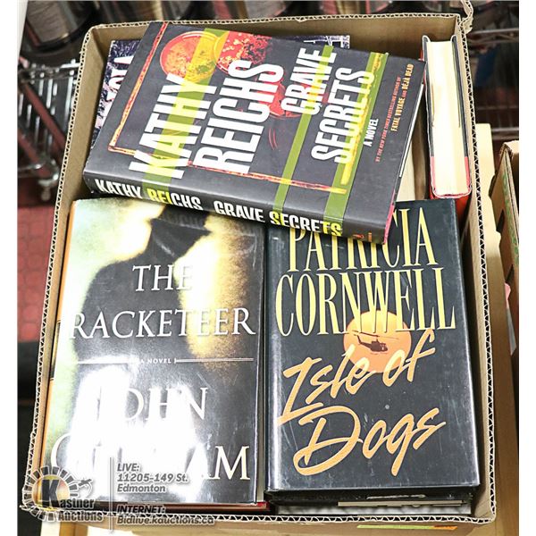 LOT OF 31 HARD COVER MYSTERY THEMED BOOKS