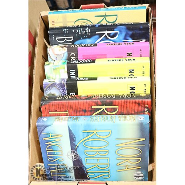 LOT OF 7 NORA ROBERTS HARD COVER BOOKS